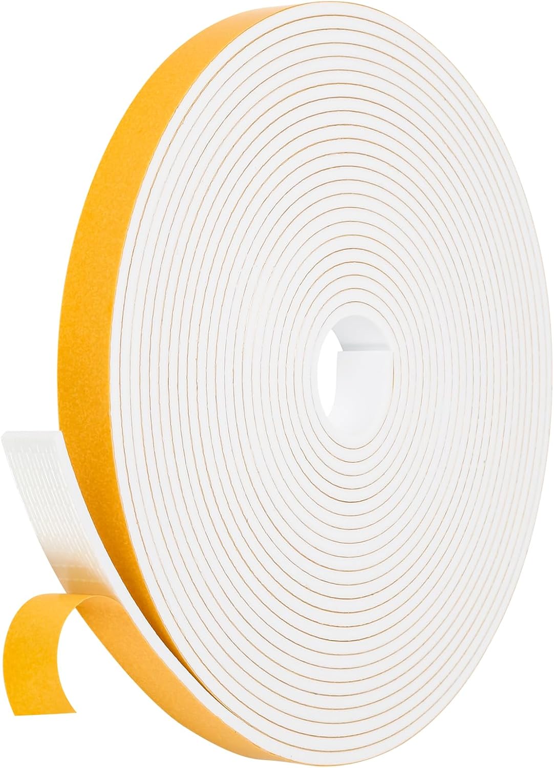 Weather Stripping Door Seal Strip (3/5 Inch X 1/8 Inch X 26Feet), Strong Adhesive, Lightproof