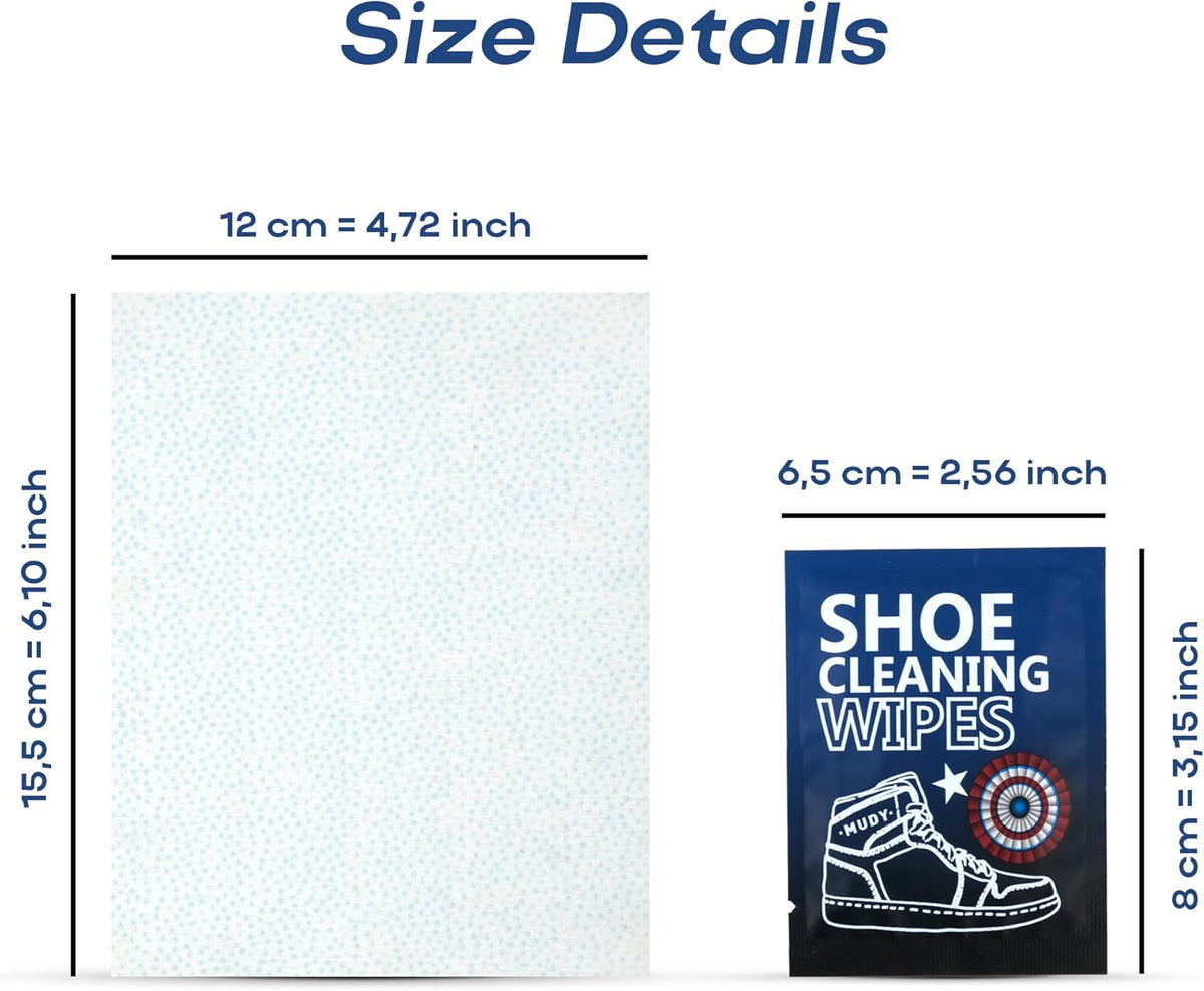 Sneaker Cleaner Wipes 35 Packs Suede Leather Tennis Quick Cleaning Disposable Travel Portable
