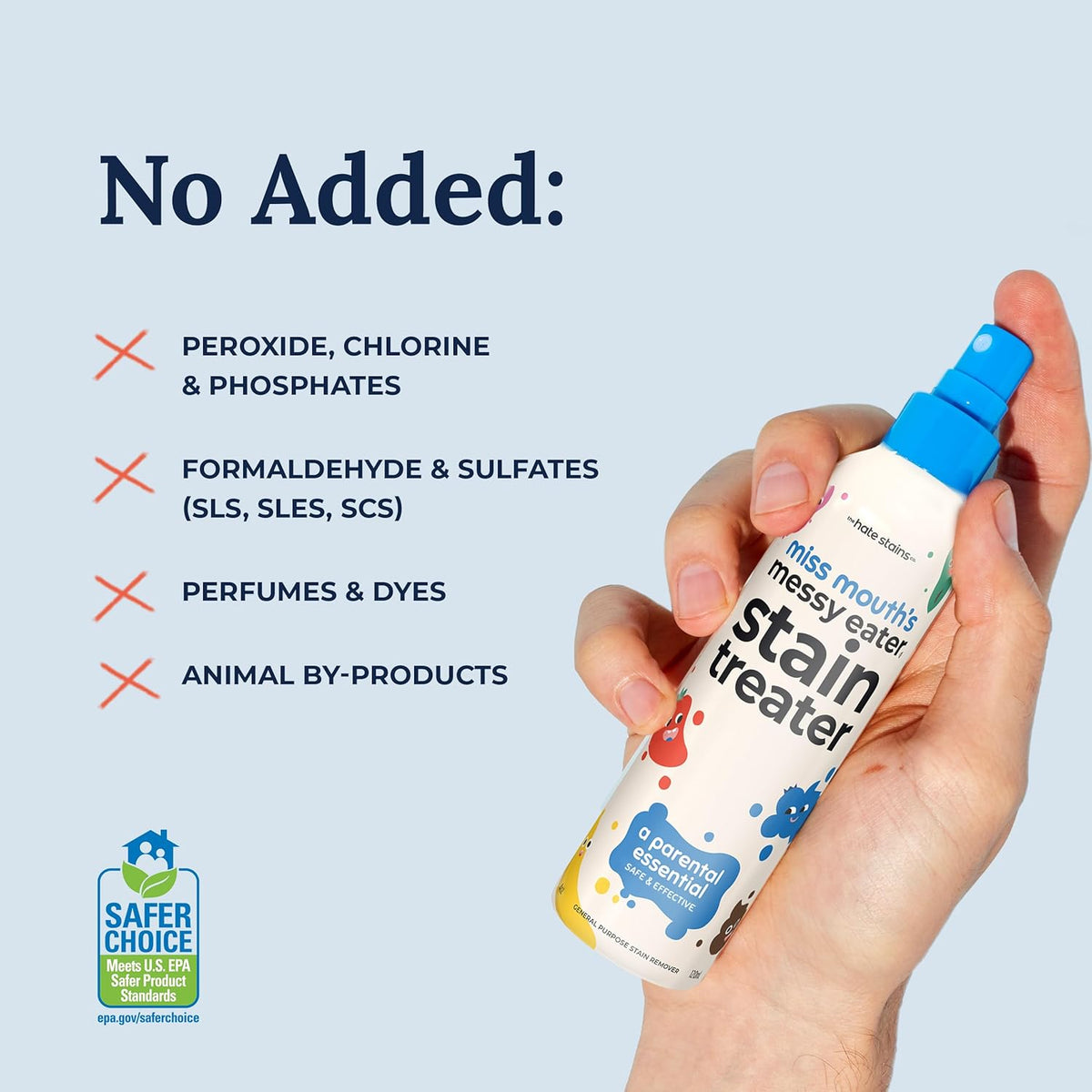 Miss Mouth's Messy Eater Stain Treater Spray - 4oz Stain Remover - Newborn & Baby Essentials - No