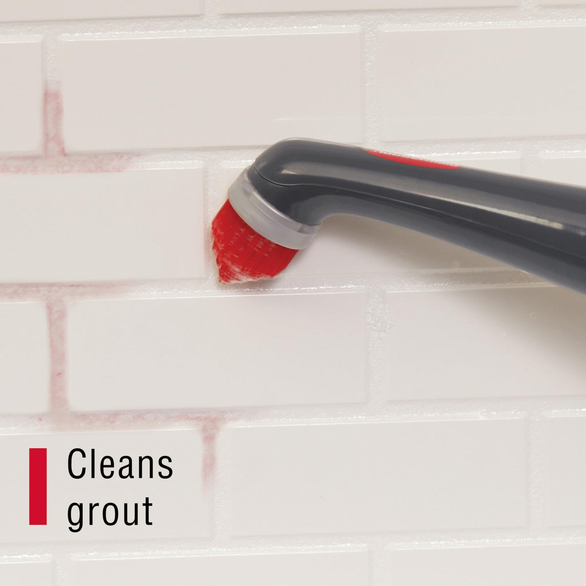 Rubbermaid Reveal Power Scrubber with Multi-Purpose & Grout Head, Cordless Electric Battery Powered