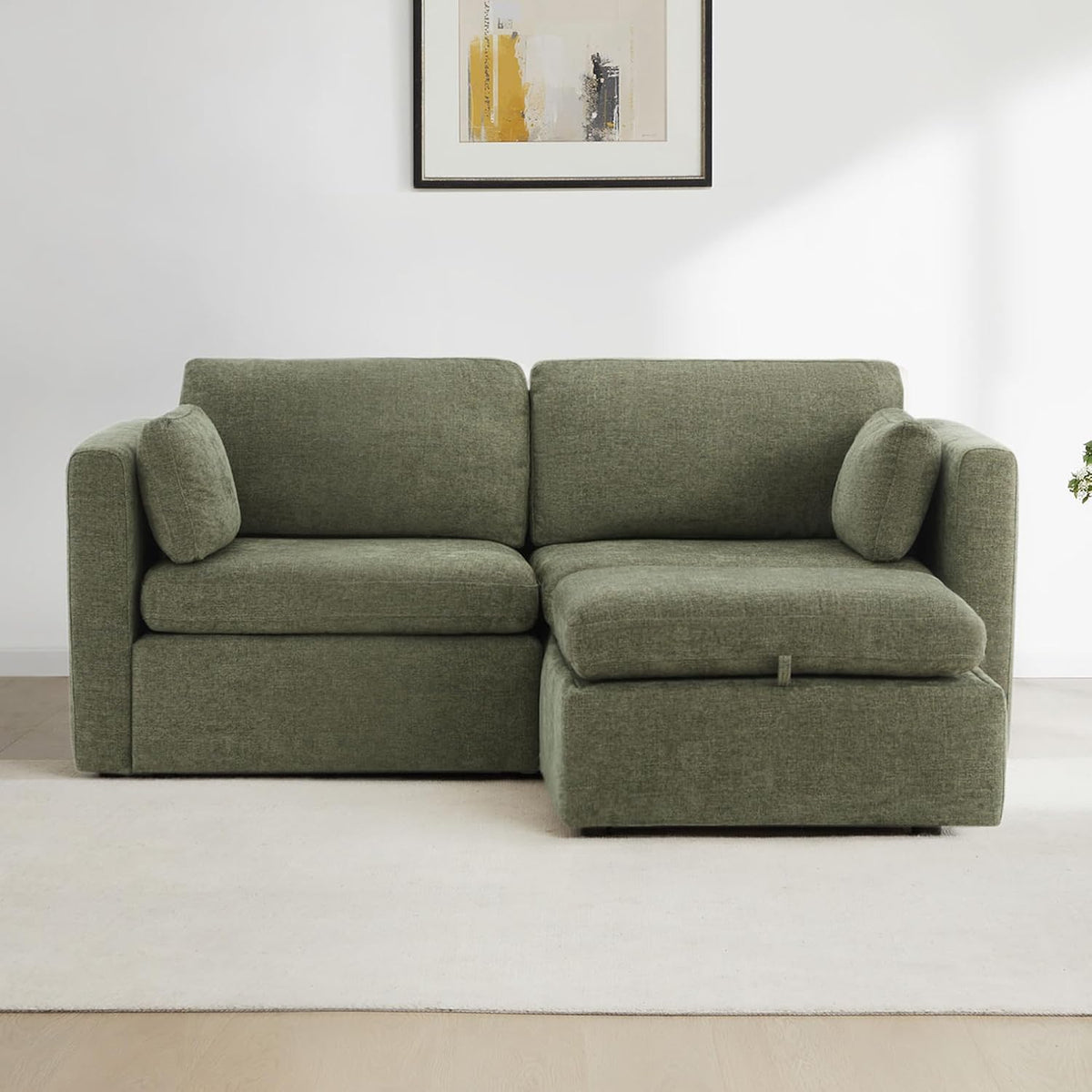 CHITA Modular Sectional Sofa, FSC Certified L Shaped Couch with Reversible Chaise, Modular