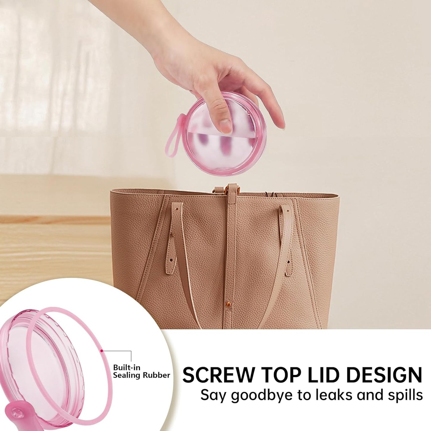 Denture Bath Case Denture Cleaning Cup with Lid Leak Proof, False Teeth Holder Mouthguard Storage