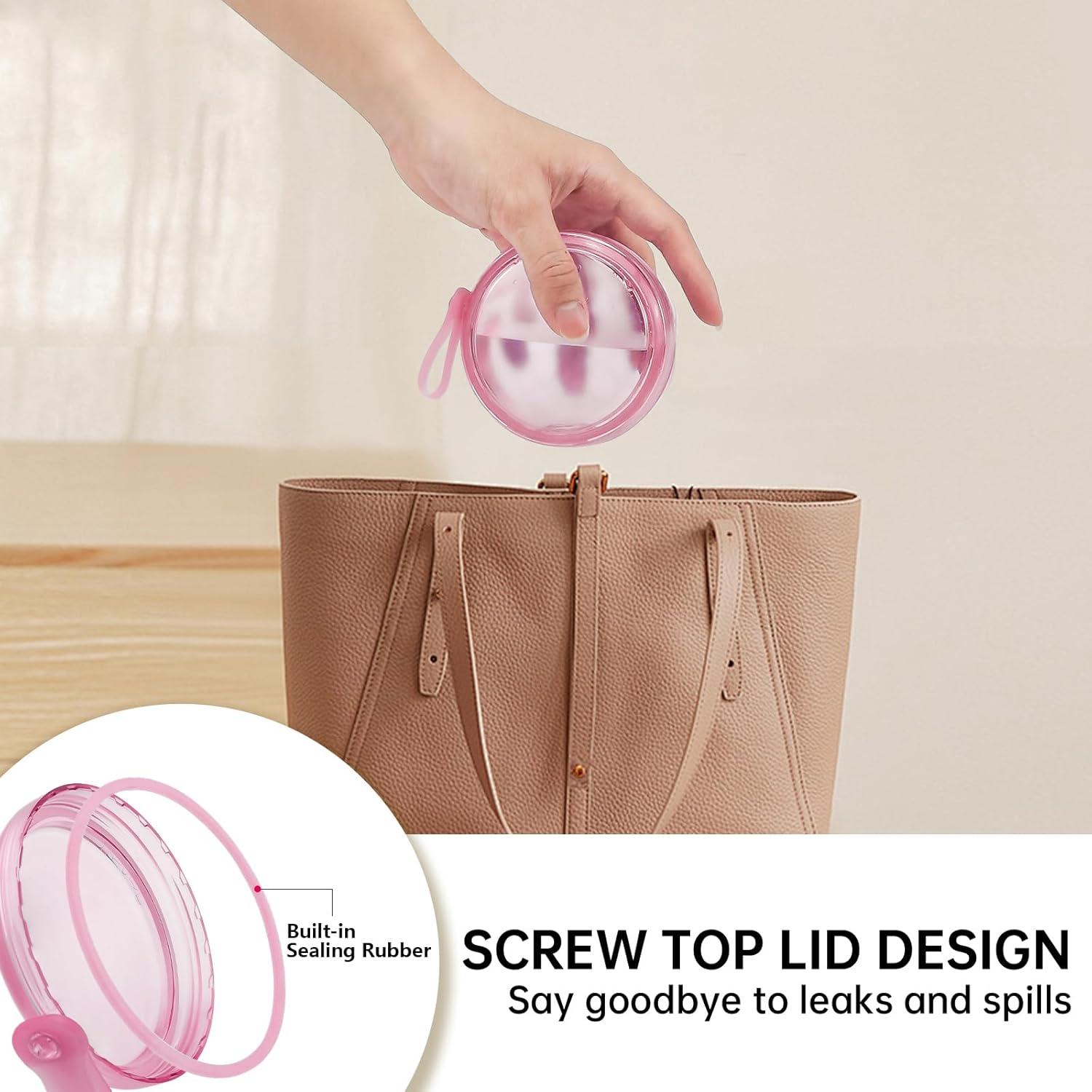 Denture Bath Case Denture Cleaning Cup with Lid Leak Proof, False Teeth Holder Mouthguard Storage