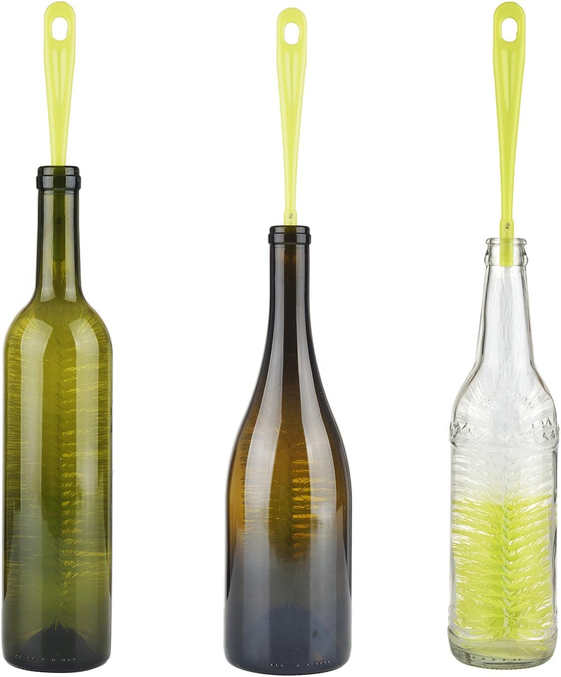 ALINK 16 inch Long Bottle Brush Cleaner for Washing Wine/Beer/Sport Well/Thermos/Glass, Hummingbird