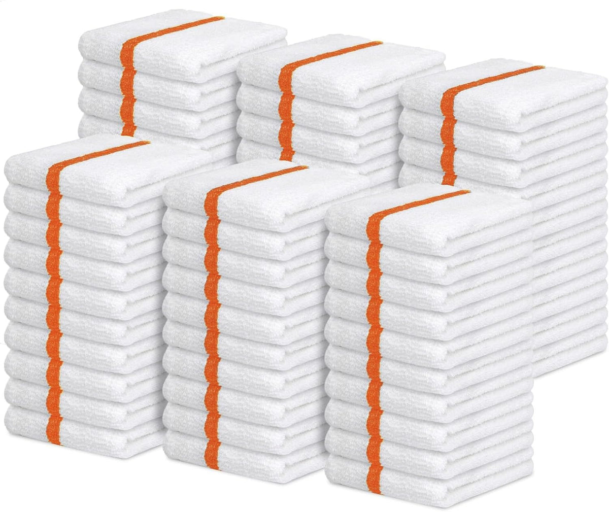 Avalon Towels Terry Bar Mop Towels (Value Pack of 60) Size 16"x19" – Absorbent and Durable