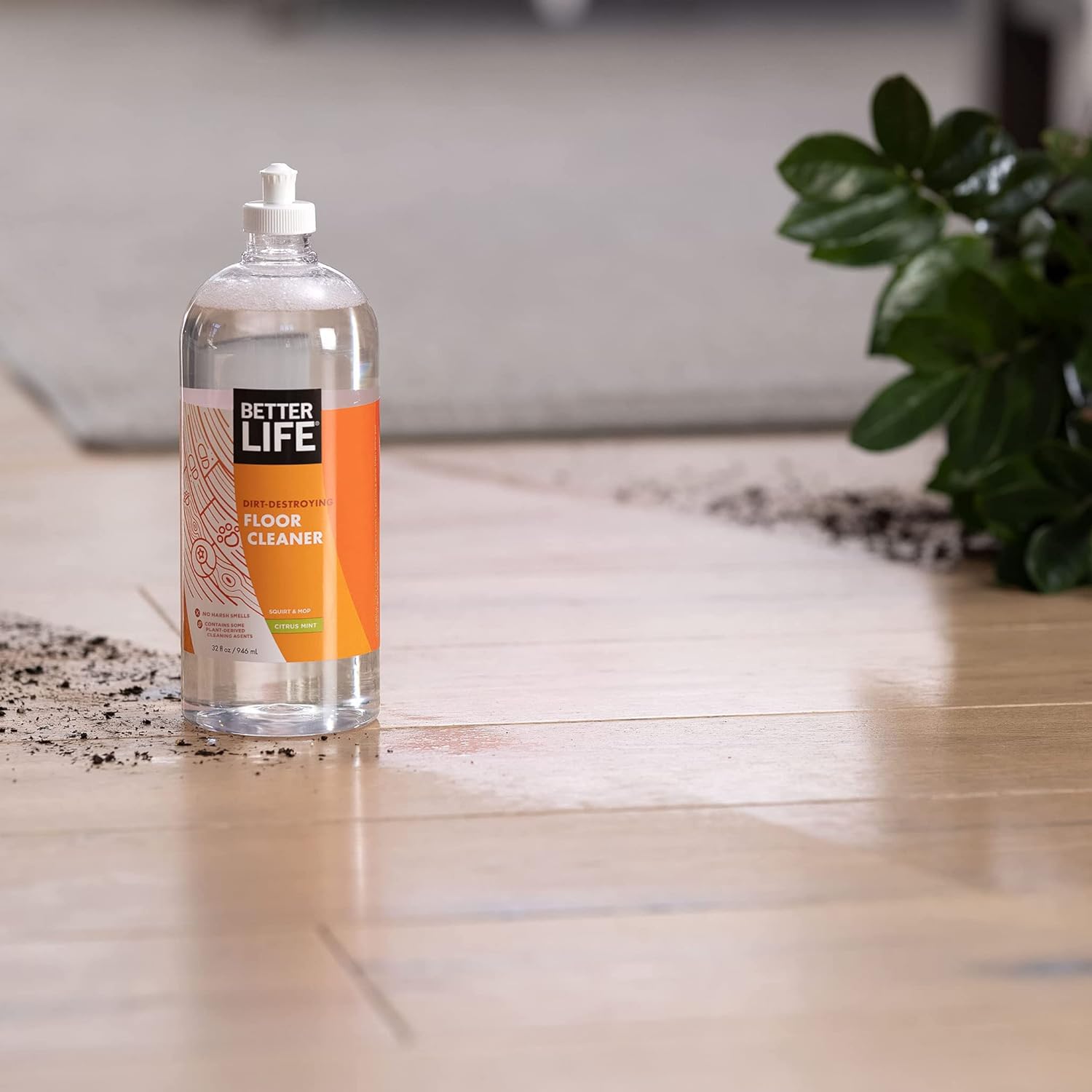 Better Life Floor Cleaner - Liquid Multipurpose Cleaner for Wood, Tile, Laminate, Vinyl, Bamboo
