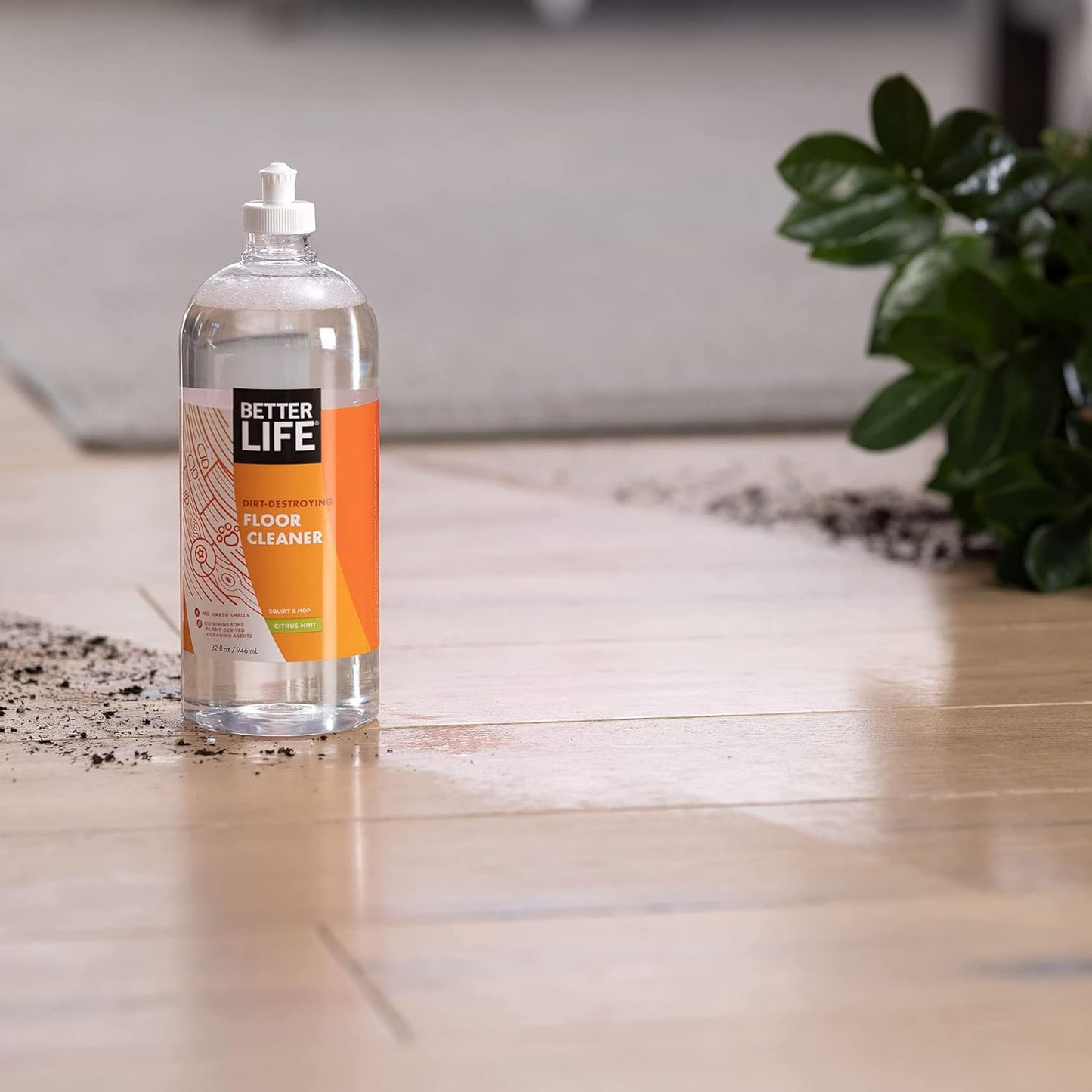 Better Life Floor Cleaner - Liquid Multipurpose Cleaner for Wood, Tile, Laminate, Vinyl, Bamboo