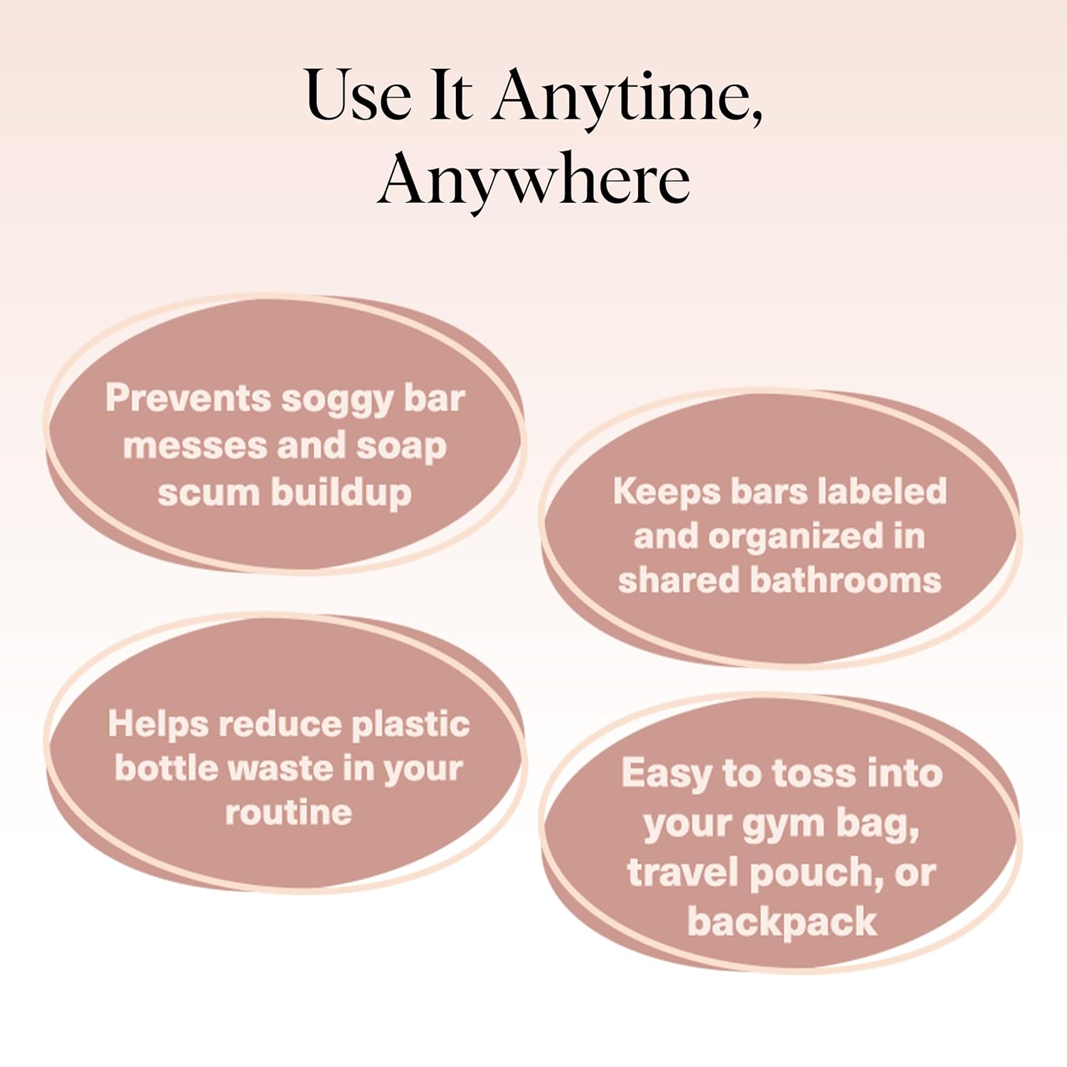 Kitsch Bar Soap Saver Bag – Patented Mesh Bag Soap Holder for Shampoo and Conditioner Bars