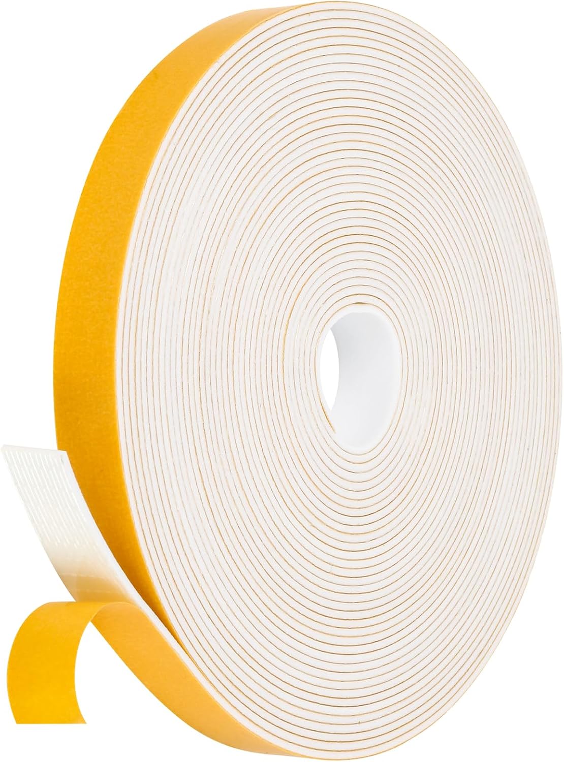 Weather Stripping Door Seal Strip (3/5 Inch X 1/16 Inch X 32Feet), Strong Adhesive, Lightproof