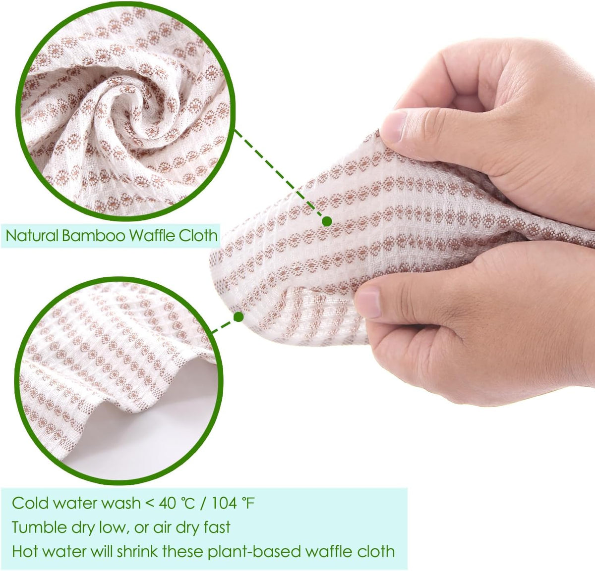 Kitchen Washcloths 12 Pack, 10x14 Inch Small Dish Cloth for Washing Dishes, Lint Free Fast Dry