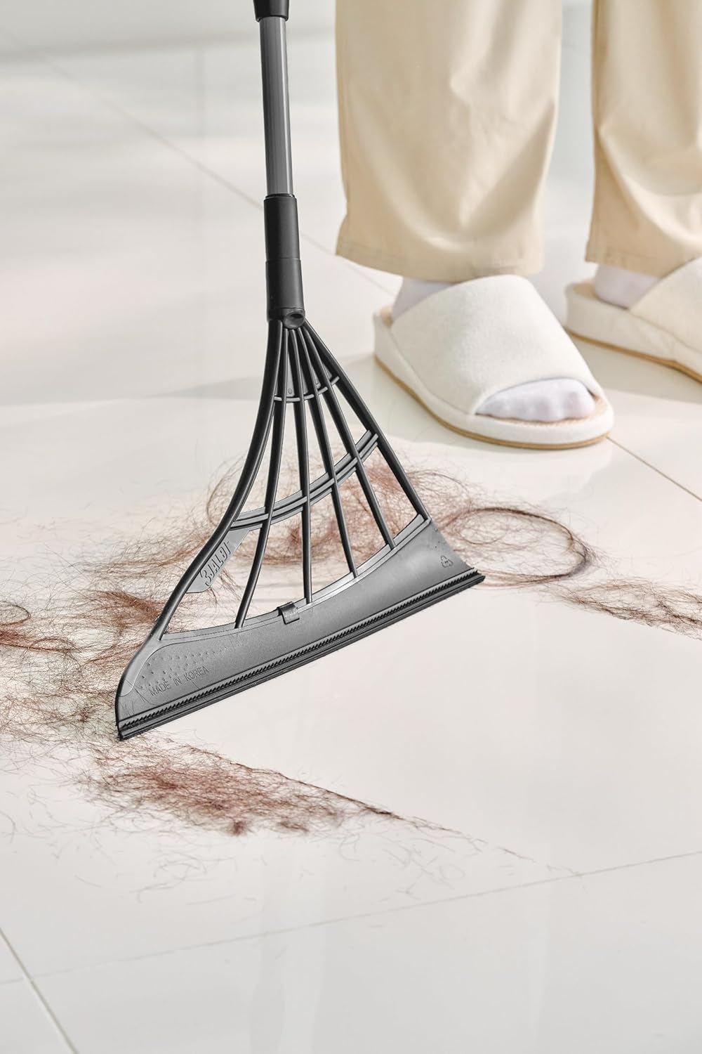 Original Broombi - All-Surface Silicone Broom, Squeegee, Pet Hair Remover - Smart Broom for Indoor