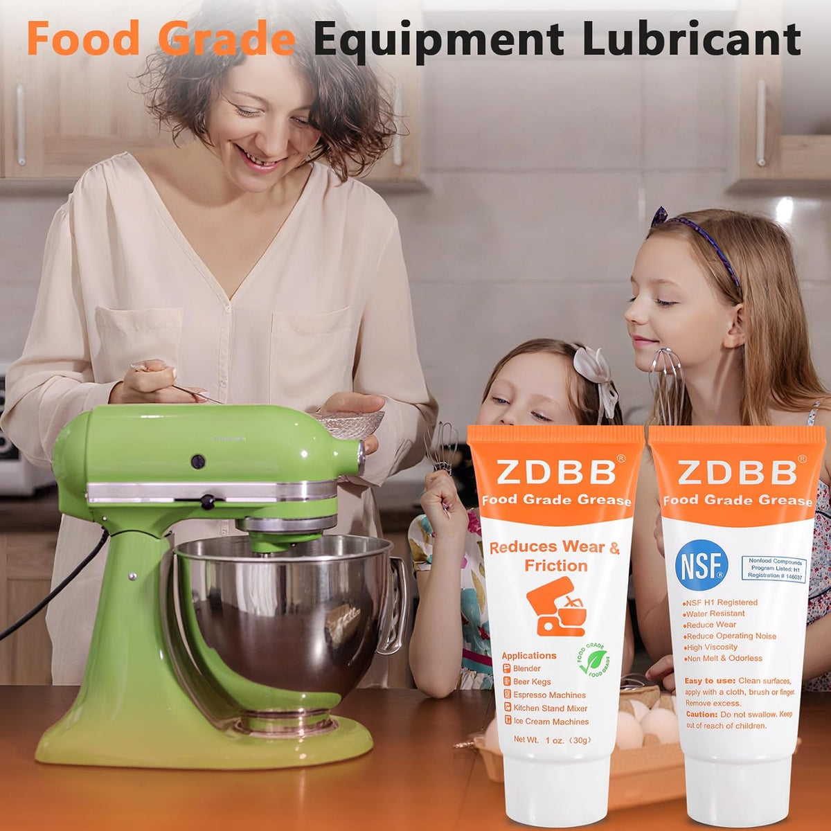 Food Grade Grease Lubricant for Kitchenaid Mixer NSF H1 Food Service Equipment Lube Coffee Machine