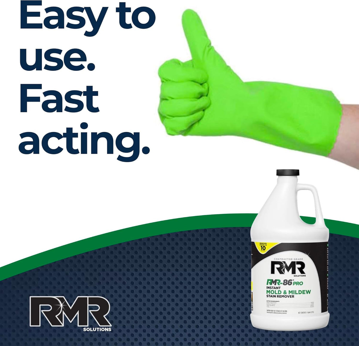 RMR-86 Pro Contractor Grade Mold Stain & Mildew Stain Remover Cleaning Solution, Professional
