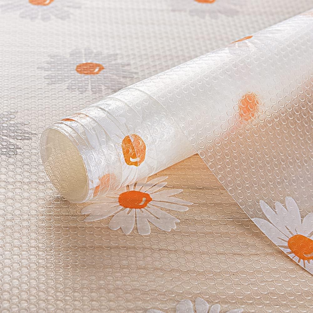 INNOLITES Shelf Liners for Kitchen Cabinets – Drawer Liner Waterproof & Oil-Proof, Non-Adhesive EVA