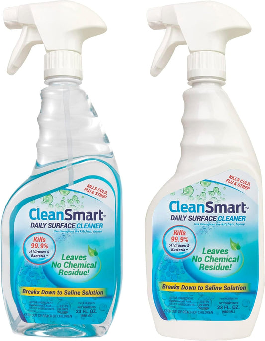 CleanSmart Daily Surface Cleaner and Pet-Safe Disinfectant, Kills 99.9% of Viruses, Bacteria, 23
