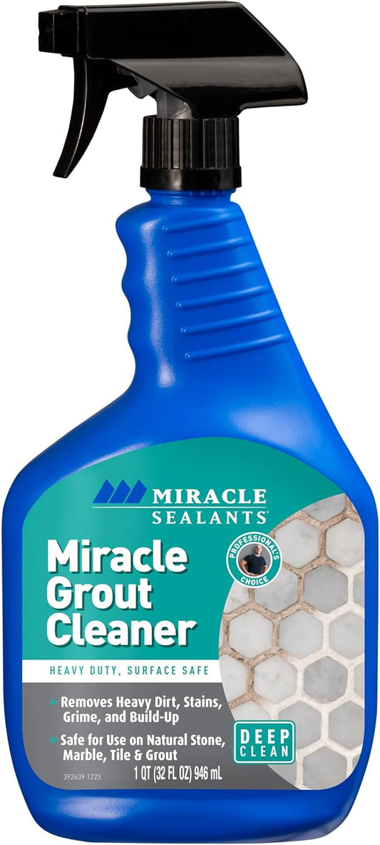 Miracle Sealants Heavy Duty Miracle Grout Cleaner Spray for Natural Stone, Marble, Tile & Grout