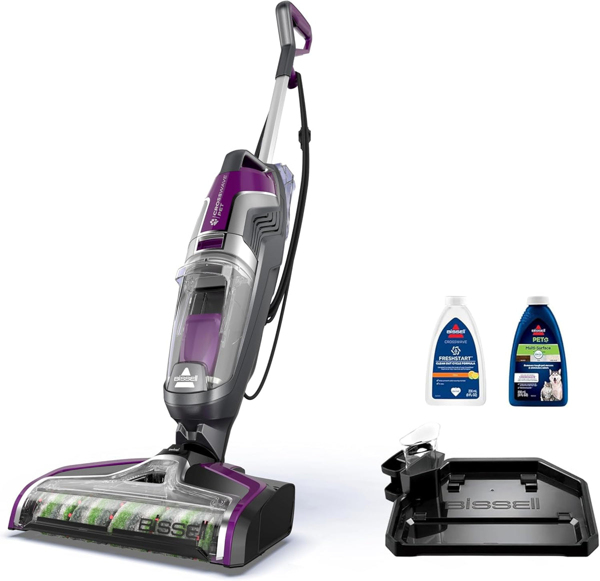 BISSELL Crosswave Pet Pro All in One Wet Dry Vacuum Cleaner and Mop for Hard Floors and Area Rugs