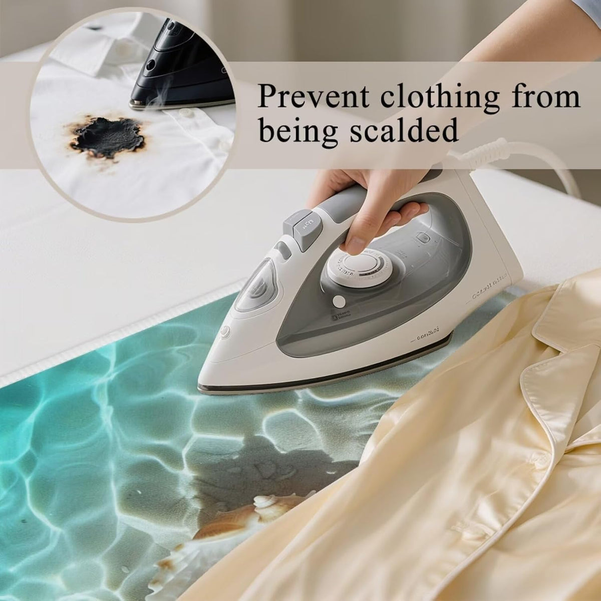 Ironing Mat Thickened Beach Starfish Ironing Blanket Travel Portable Ironing Pad Travel Isolate