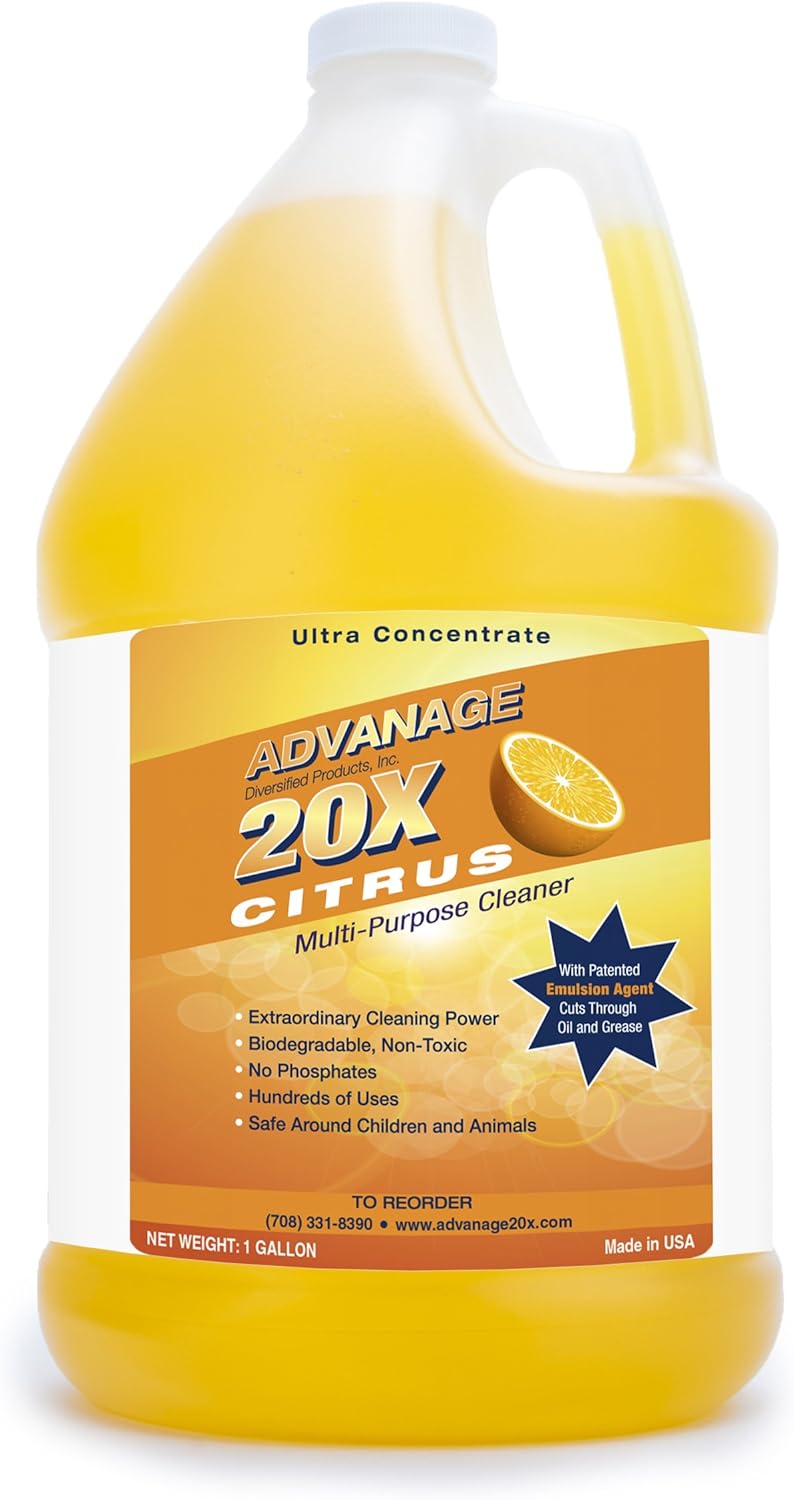 All Purpose Cleaner Concentrate - Advanage 20X The Wonder Cleaner Citrus for All Surfaces Around