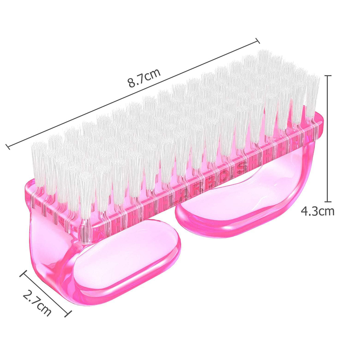 Handle Grip Nail Brush, Nail Brushes Hand Fingernail Brush Cleaner Scrubbing Kit Pedicure for Toes