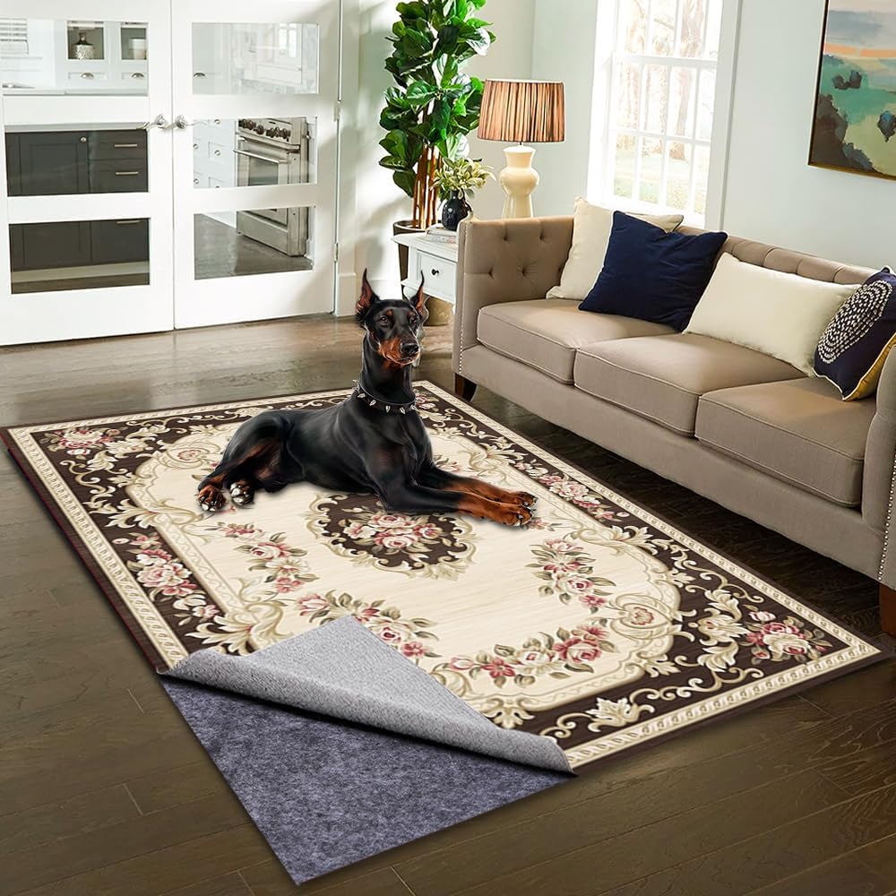 100% Waterproof Non-Slip Rug Pad 3x5 for Large Area Rugs Durable Felt Floor Protection pad for All