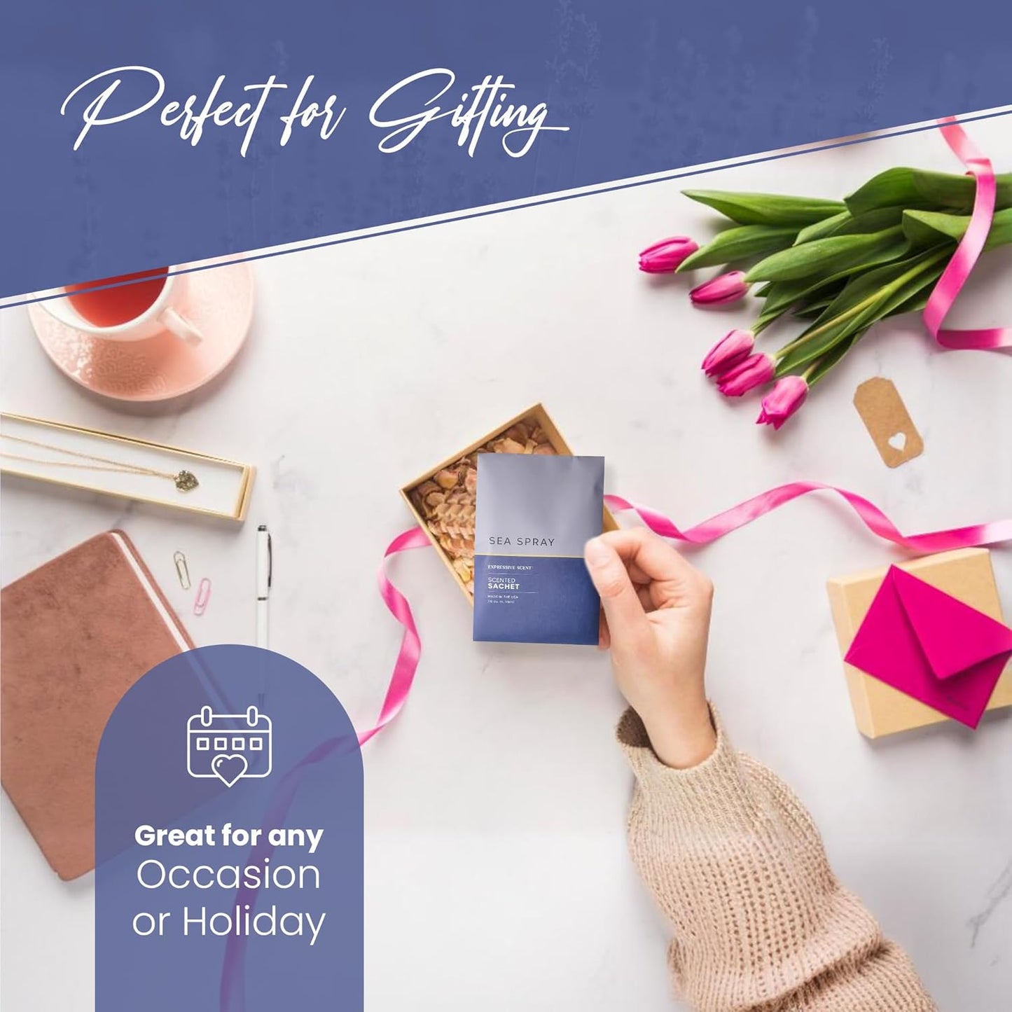 Expressive Scent – Home Fragrance Aromatic Sachets: Premium Long-Lasting Aroma, for Drawers