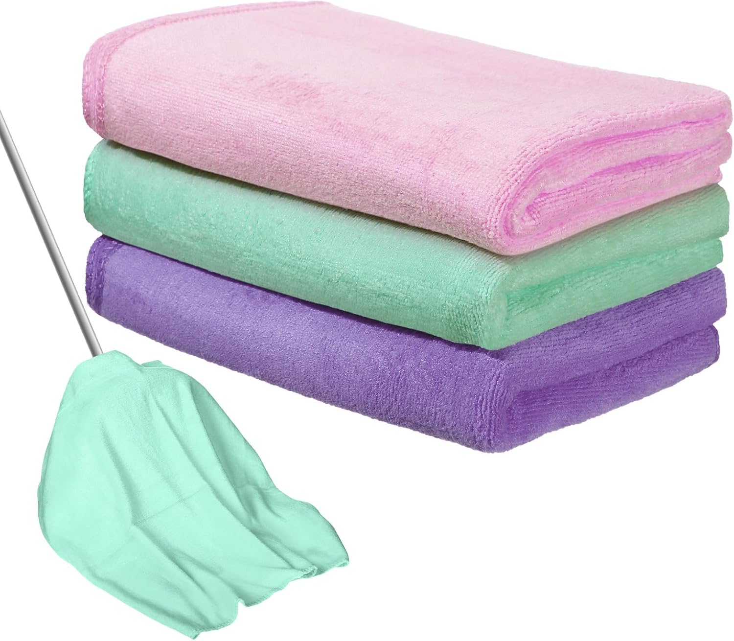 Newwiee 3 Pcs Extra Large Microfiber Cleaning Cloth 30" x 20" Washable Reusable Microfiber Towel