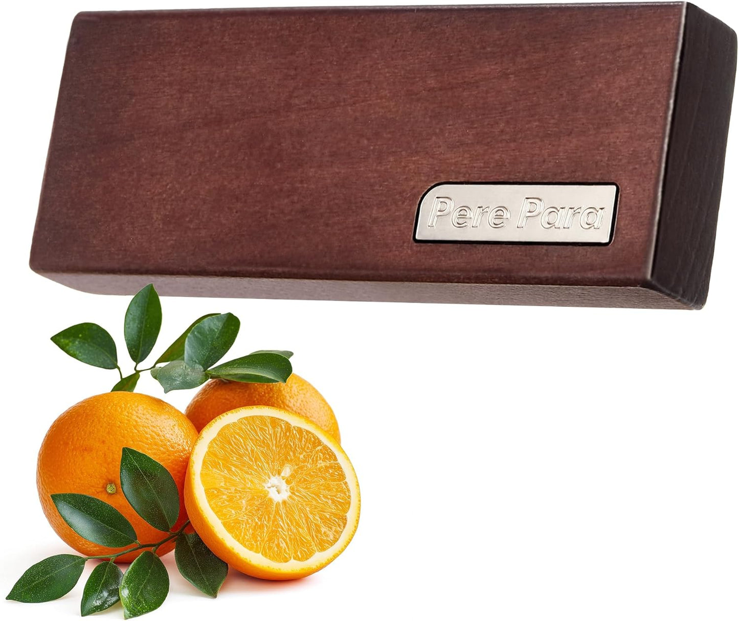 4 Refreshing Scent Bags Wood Car Air Freshener Vent Clip (Darkwood, Summer Night)- Natural Scent