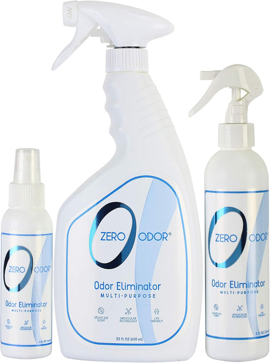 Zero Odor - Multi-Purpose Strong Odor Eliminator for Home, Office, Car, Bathroom, Hotel, Room
