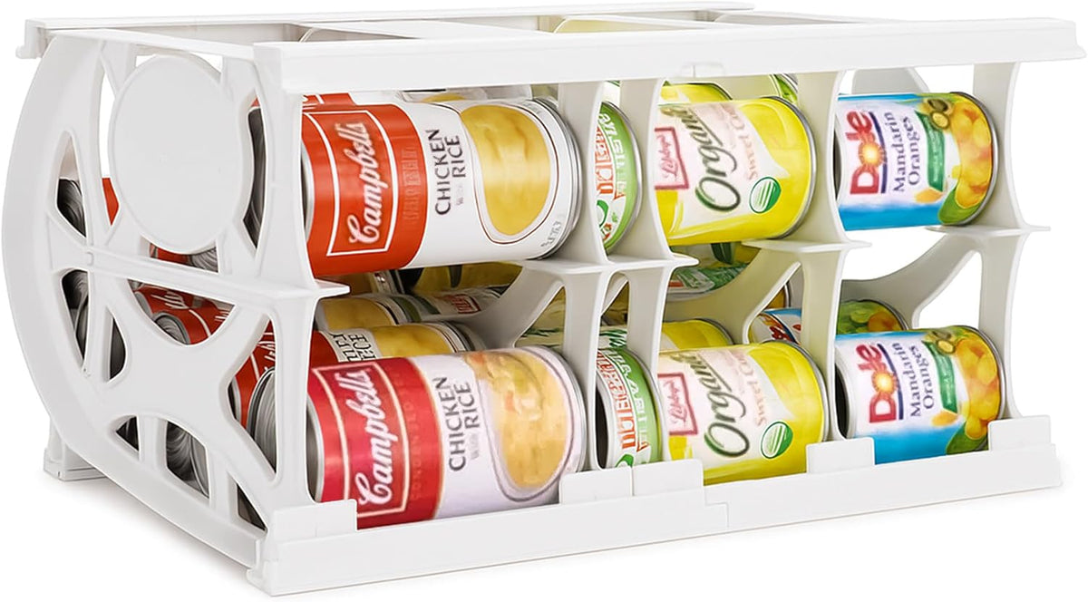 Shelf Reliance Cansolidator Pantry - 1-Pack Can Organizer for Pantry, Stackable Soda Can Storage