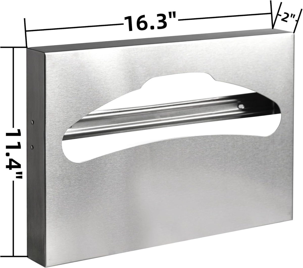 Toilet Seat Cover Dispenser,Commercial Stainless Steel Brushed Toilet Seat Cover Holder for
