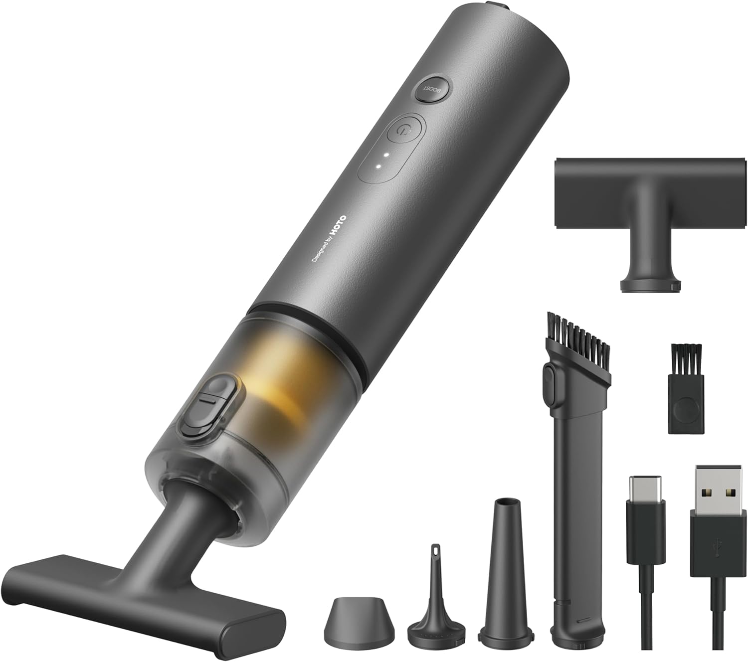 HOTO Handheld Car Vacuum Cleaner Cordless, 4-in-1 Portable Mini Vacuum with 20000Pa Strong Suction