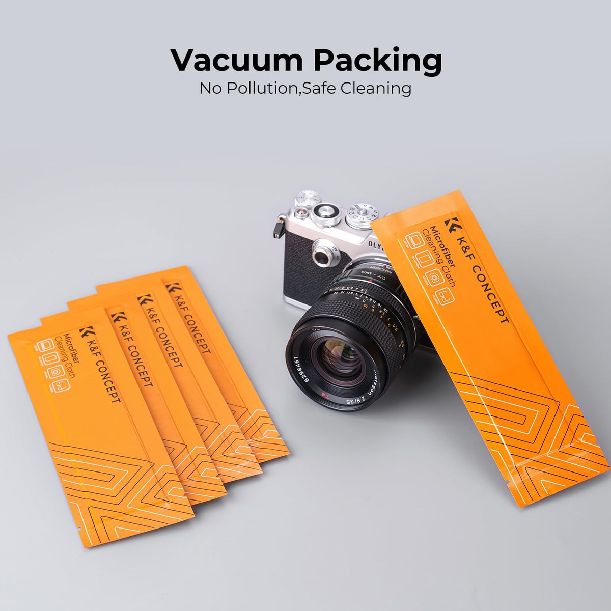 K&F Concept 10 Pack Microfiber Cleaning Cloths - Glasses Cloth for Cleaning Camera Lenses, Glasses