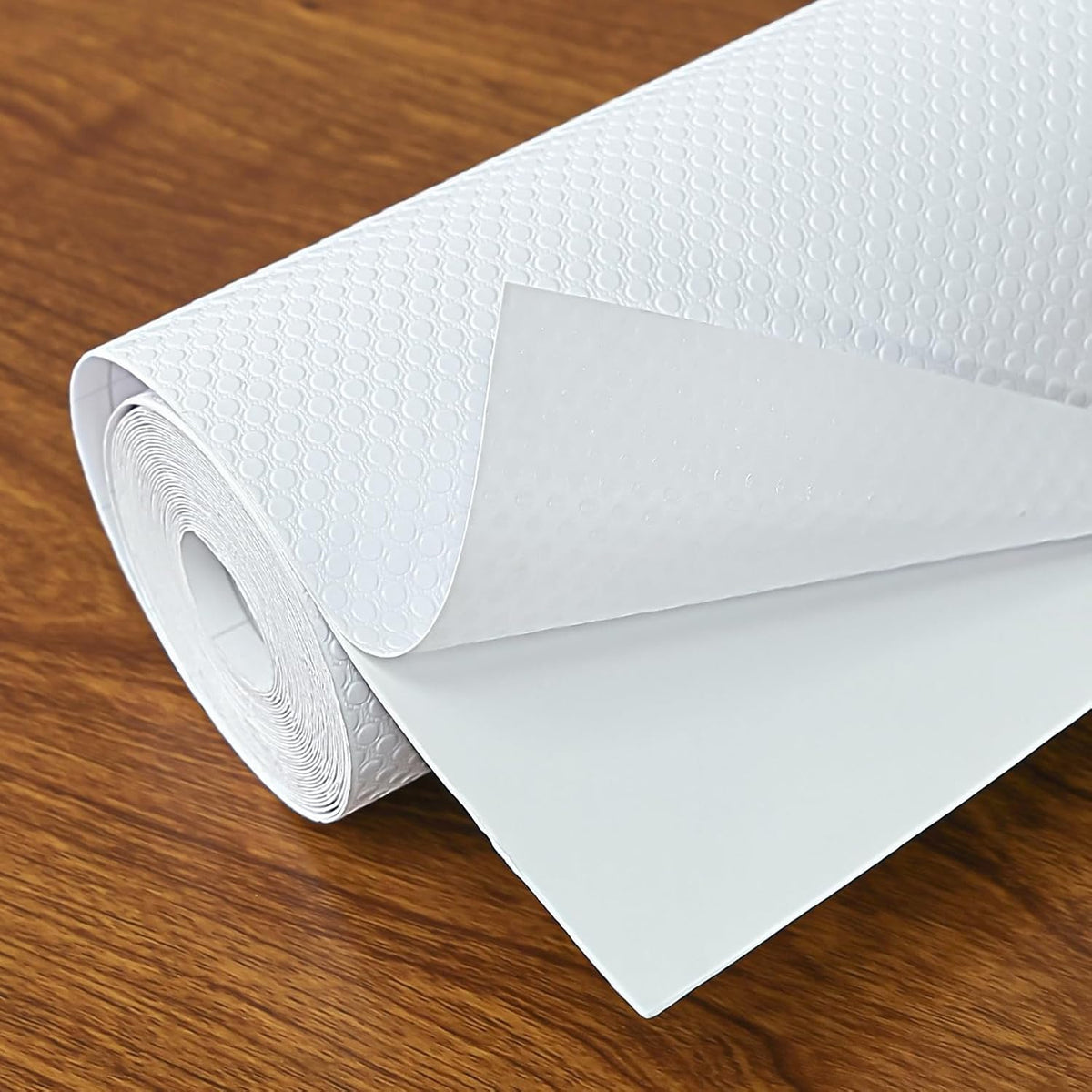 Shelf Liners 12 in x 20 ft Self-Adhesive EVA Drawer Mats, Cupboard Protector, Kitchen Cabinet