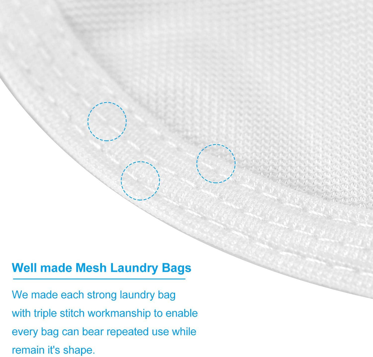 GOGOODA Delicates Laundry Bags, Fine Mesh Wash Bag for Lingerie, Underwear, Bra, Silk, Socks with