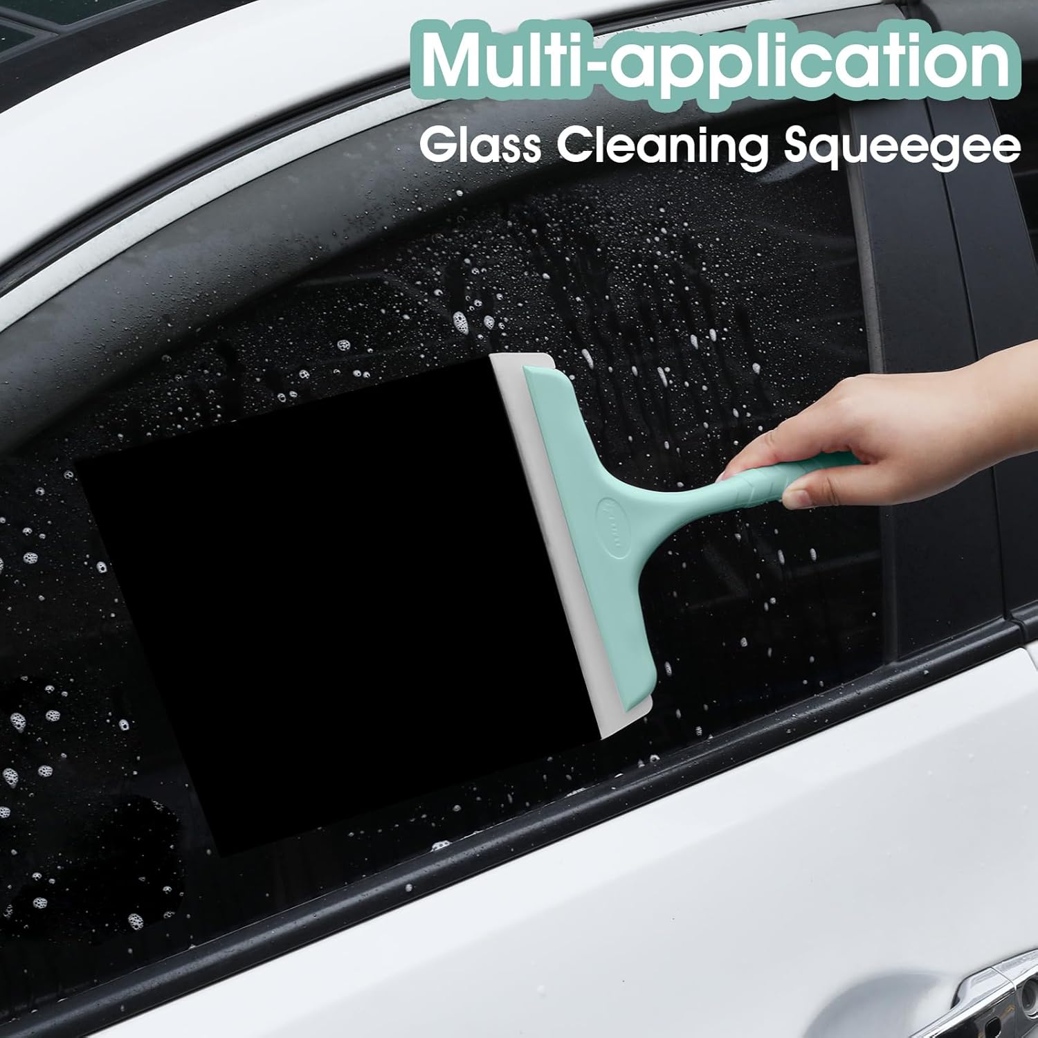 Shower Squeegee for Glass Doors, Bathroom Squeegee for Shower, Mini Window Squeegee, Home Bathroom