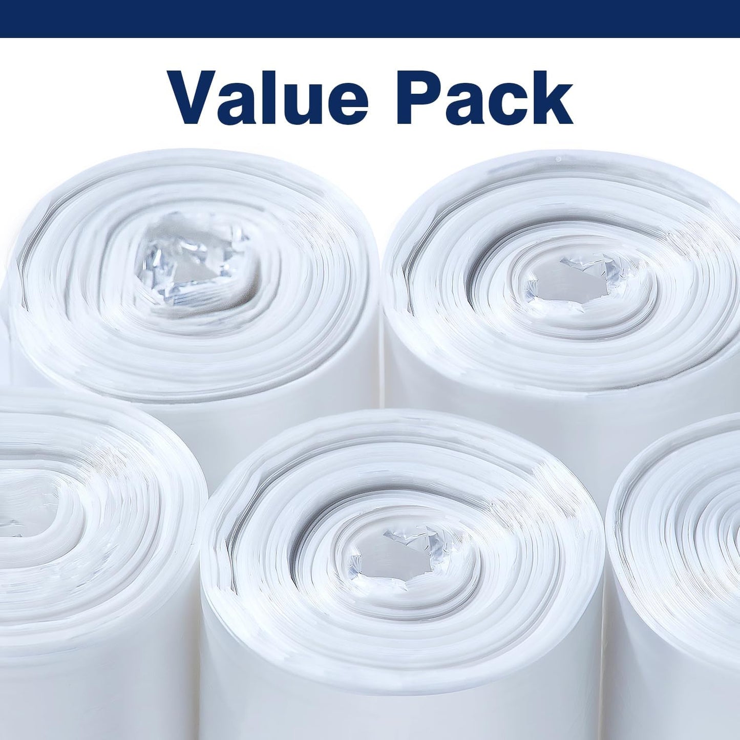 20-30 Gallon Trash Can Liners, 500 Count High Density Garbage Bags, 30'' x 37'', Clear, for