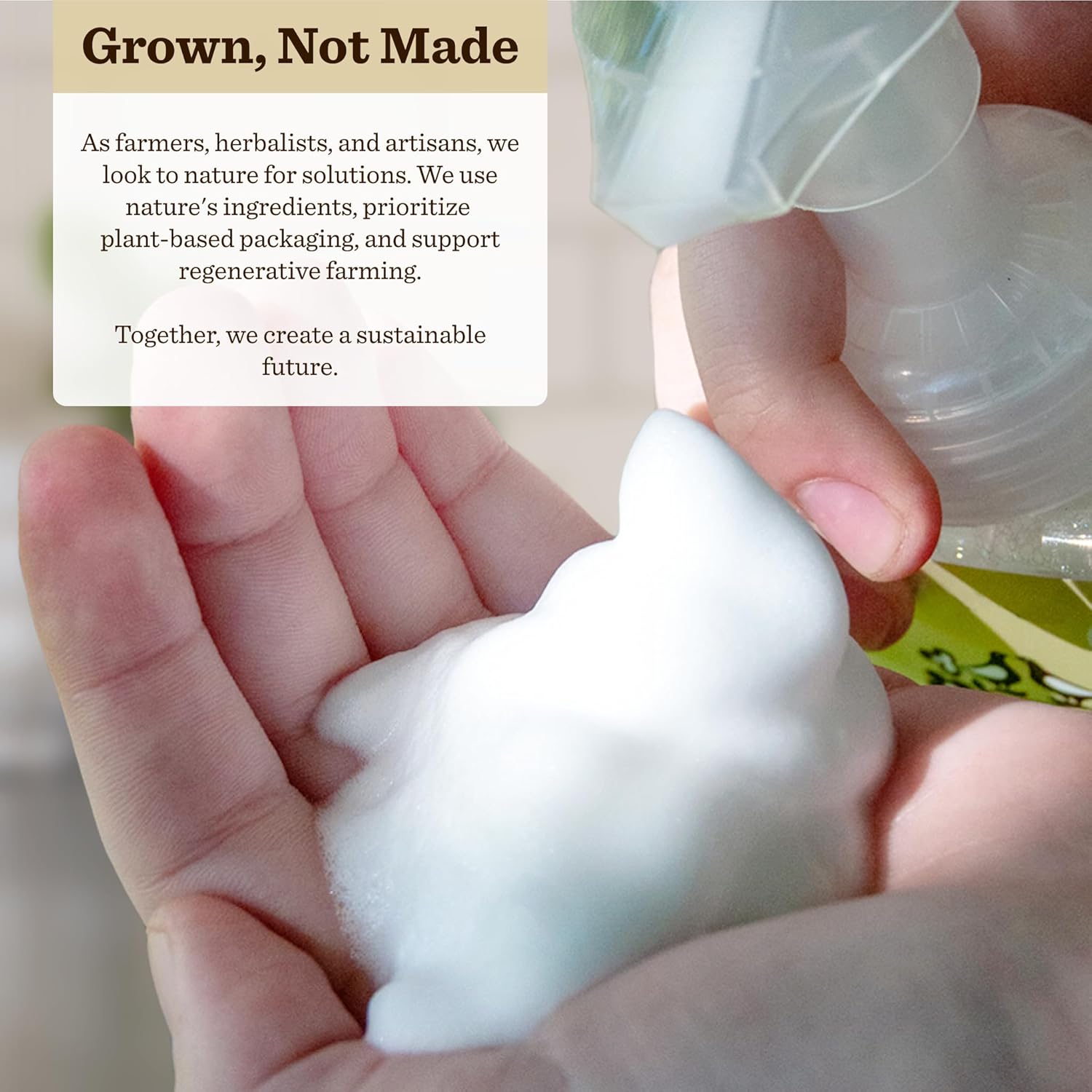 Moon Valley Foaming Hand Soap Refill Pouch, Two-Pack Unscented Soap, Vegan and Non-GMO