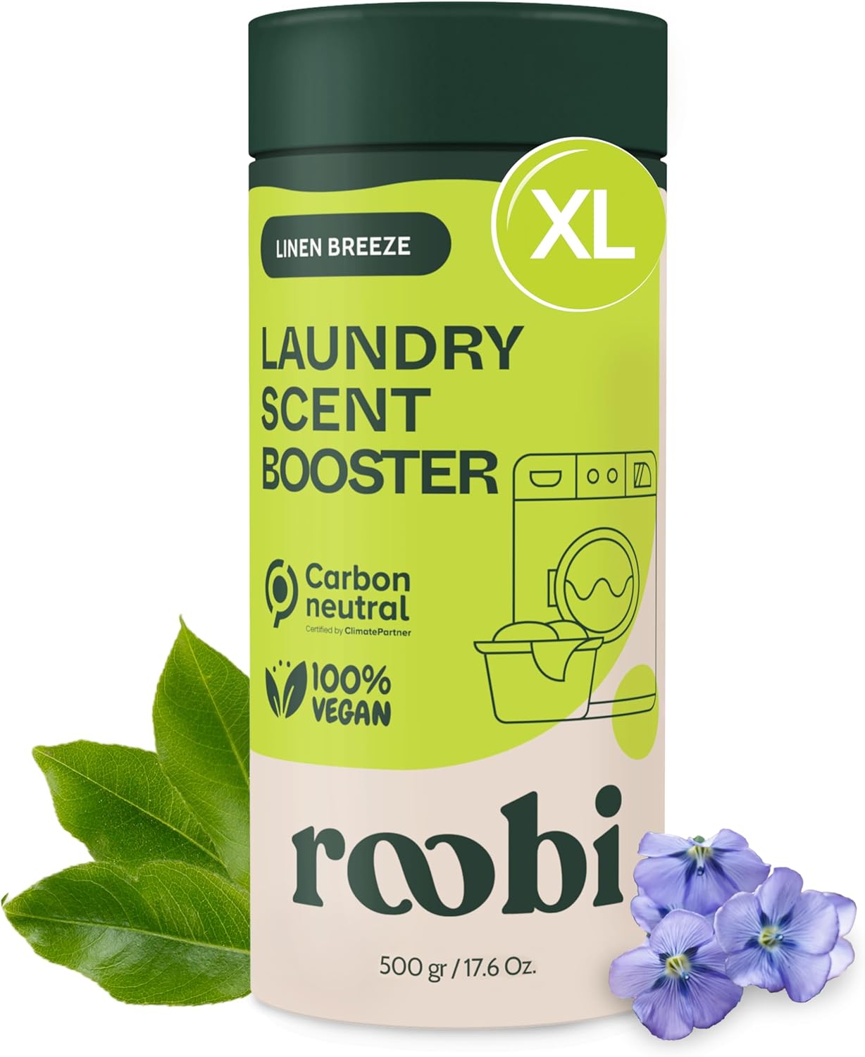 Roobi Sustainable Laundry Scent Booster Beads. Linen Breeze Fragrance Laundry Beads. 500 gr Bulk