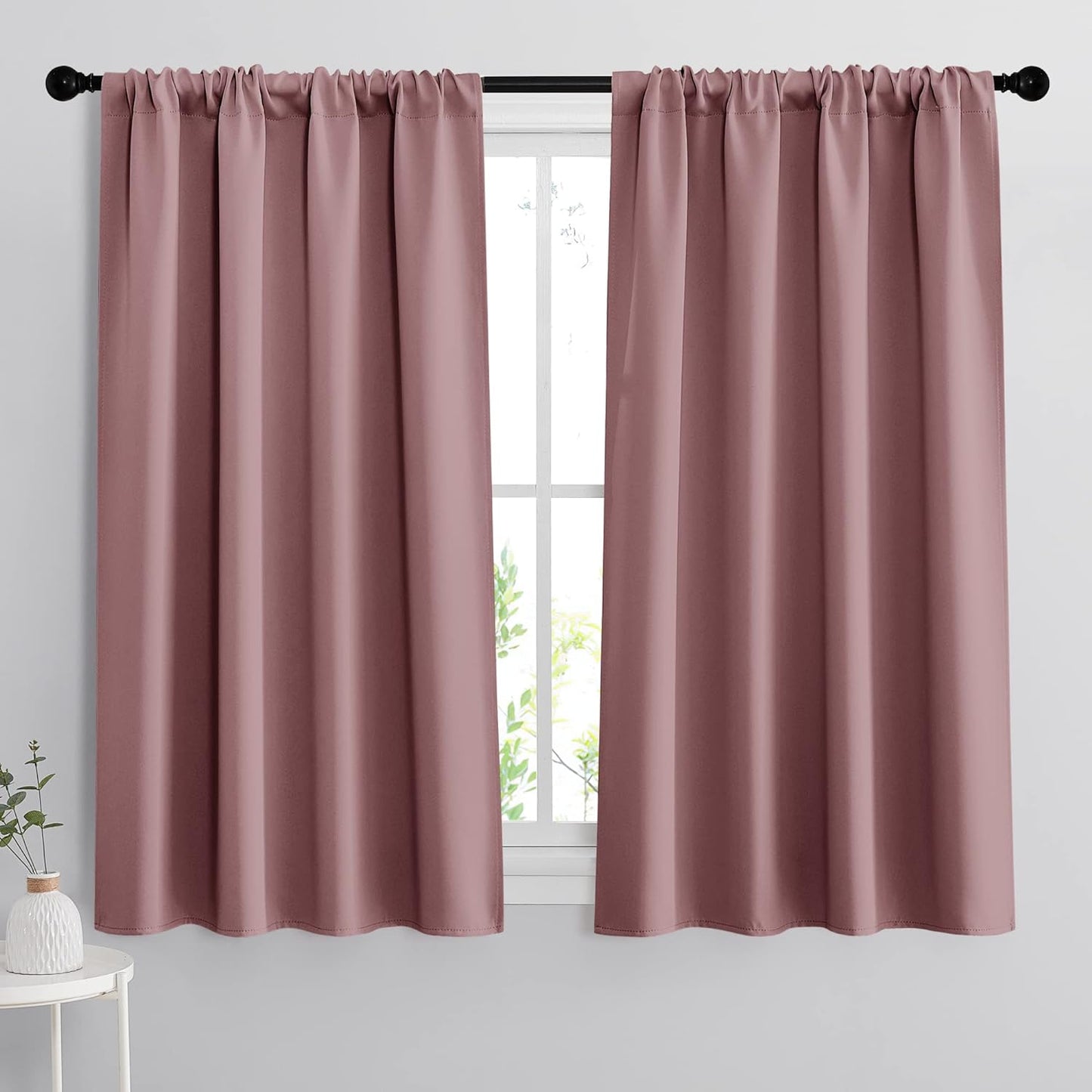 RYB HOME Blackout Curtains for Bedroom - Thermal Insulating Privacy Window Curtains for Kids Nursey