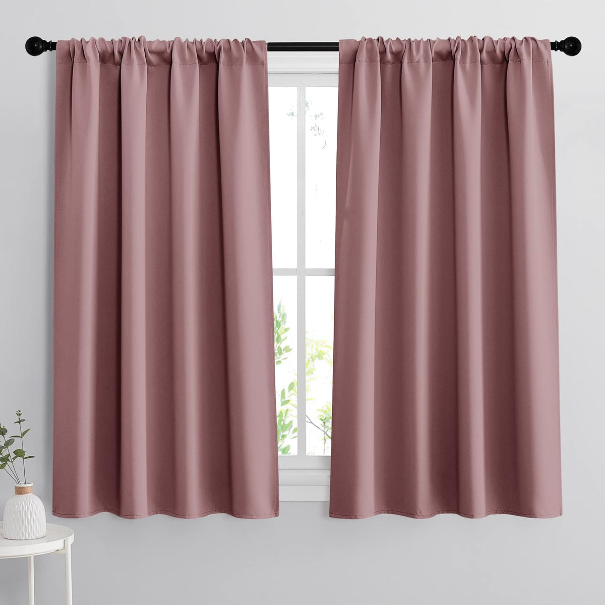 RYB HOME Blackout Curtains for Bedroom - Thermal Insulating Privacy Window Curtains for Kids Nursey