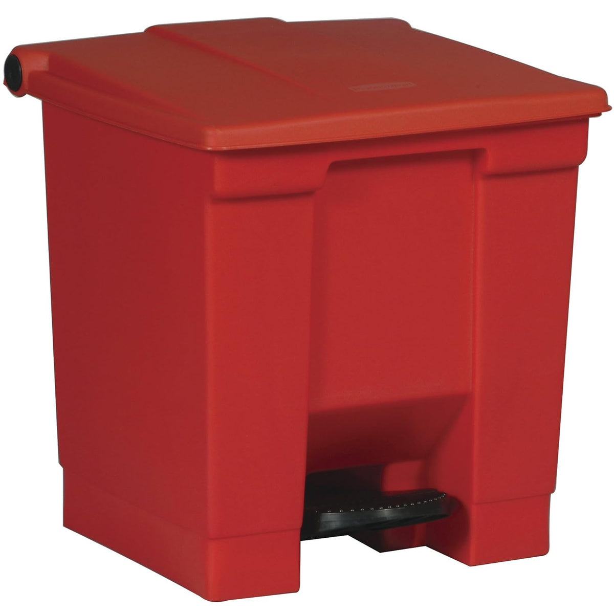 Rubbermaid Commercial Products Legacy Step-On Trash/Garbage Can/Bin, 8 Gallon, Red, for Doctor's