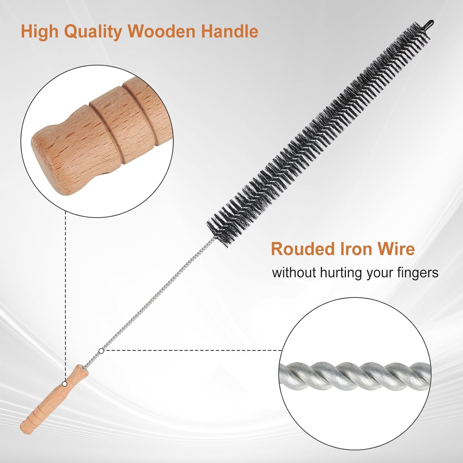 Dryer Cleaner Vent Brush - 70cm or 75cm Long Flexible Dryer Vent Cleaner & Refrigerator Condenser