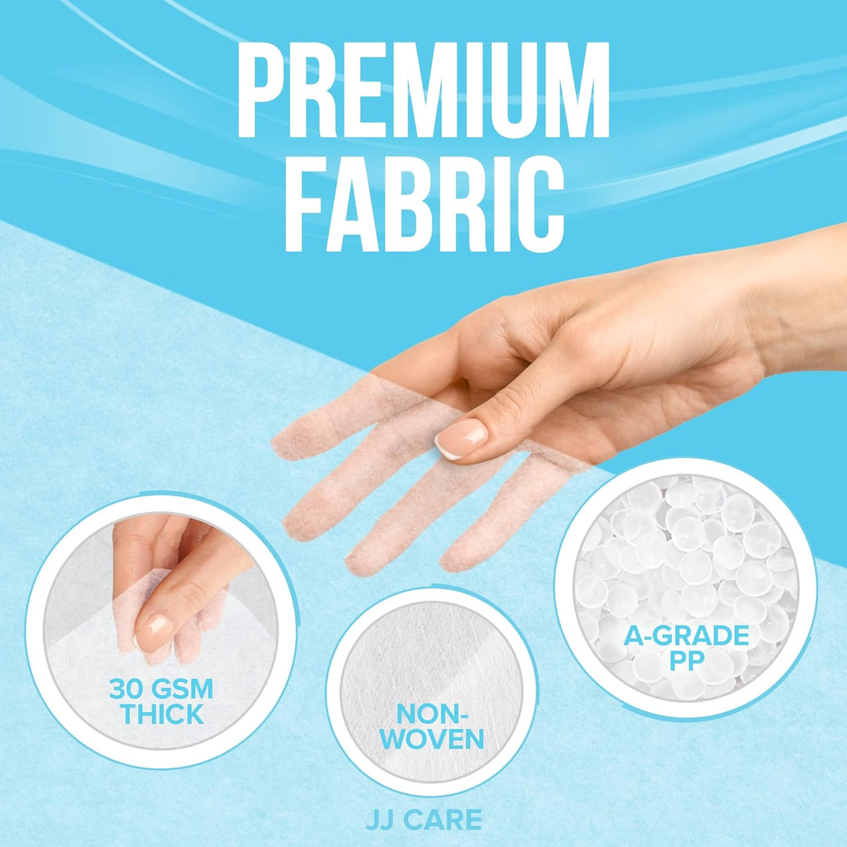 JJ CARE Disposable Massage Table Sheets - 50 Sheets [31.5" x 328 feet, 1 Roll] - 50% Thicker