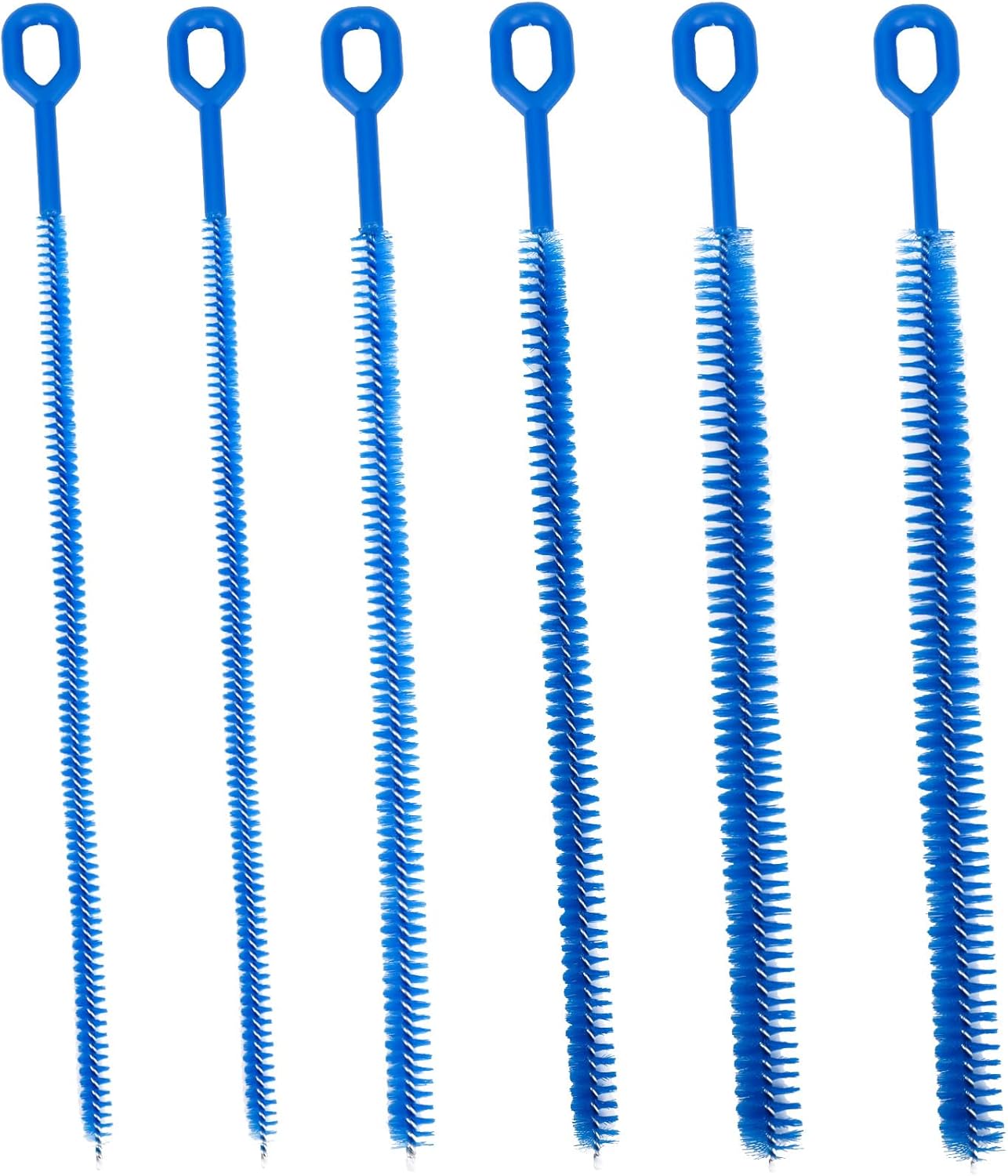 6pcs 12.4in Extra Long Straw Brushes for Stanley, 4 Diameters Full Bristles Coverage Straw Cleaner
