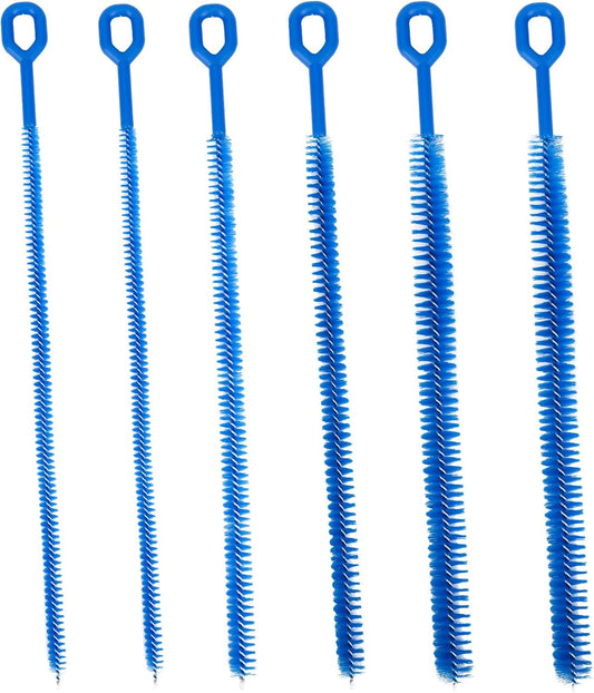6pcs 12.4in Extra Long Straw Brushes for Stanley, 4 Diameters Full Bristles Coverage Straw Cleaner