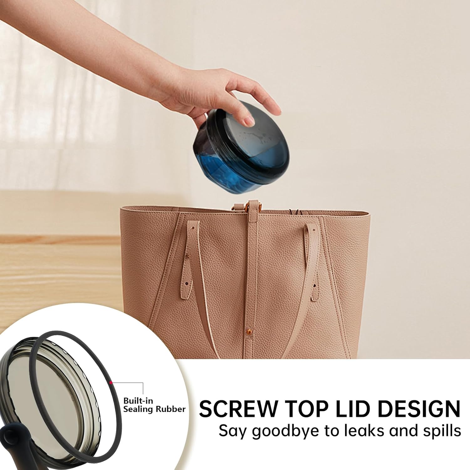 Leak Proof Denture Cups for Soaking Dentures, Partial Denture Bath Case Travel Retainer Cleaning