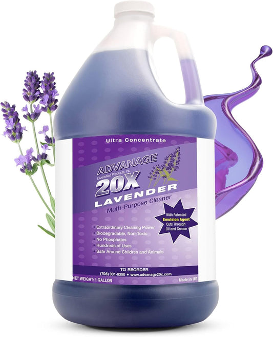 All Purpose Cleaner Concentrate - Advanage 20X The Wonder Cleaner Lavender for All Surfaces Around
