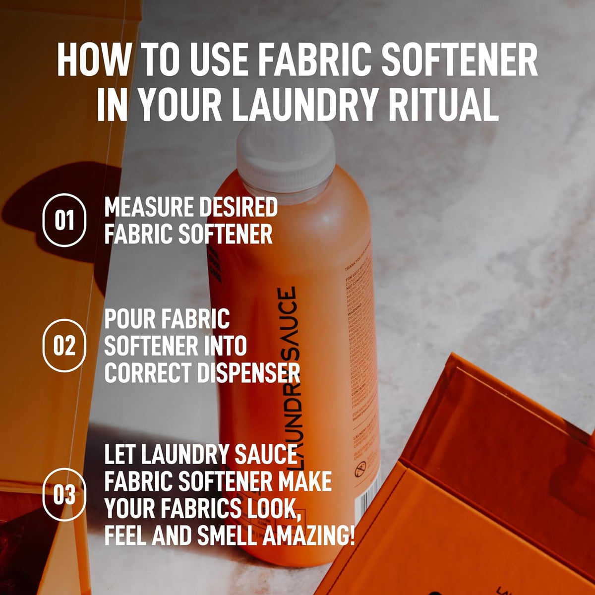 Laundry Sauce - Laundry Fabric Softener (Italian Bergamot) Luxury Fragrance, Softens & Preserves
