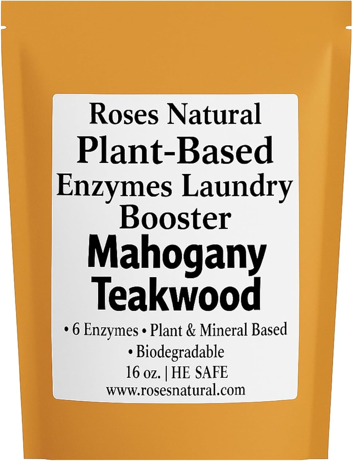 Natural Enzyme Laundry Booster – Mahogany Teakwood | Deep Clean for Sensitive Skin | Eco-Friendly